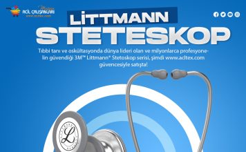 Müjde! Profesyonellerin Tercihi Littmann Stetoskoplar Şimdi Mağazamızda!