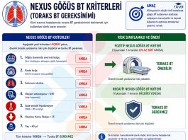 NEXUS Göğüs BT Kriterleri (Toraks BT Gereksinimi)