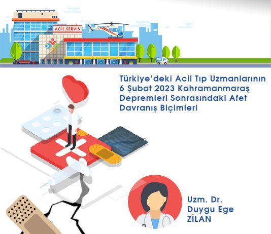6 Şubat Depremleri Sonrası Acil Tıp Uzmanlarının Afet Davranışları