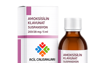 Amoksisilin + Klavulanik Asit Şurup Uygulama