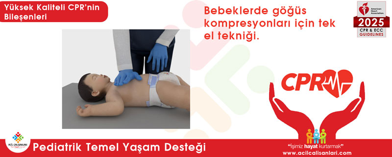 Çocuklarda tek el CPR tekniği