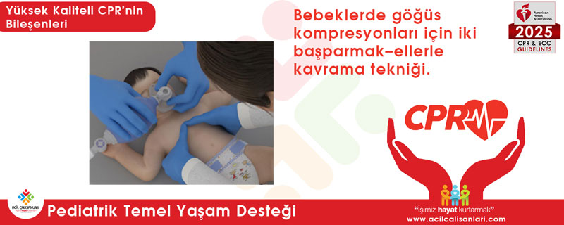 Bebeklerde CPR tekniği