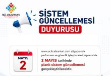 📢 Sistem Güncellemesi Duyurusu