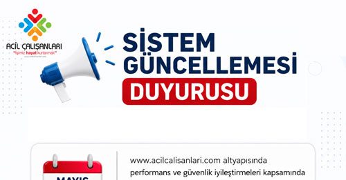 📢 Sistem Güncellemesi Duyurusu