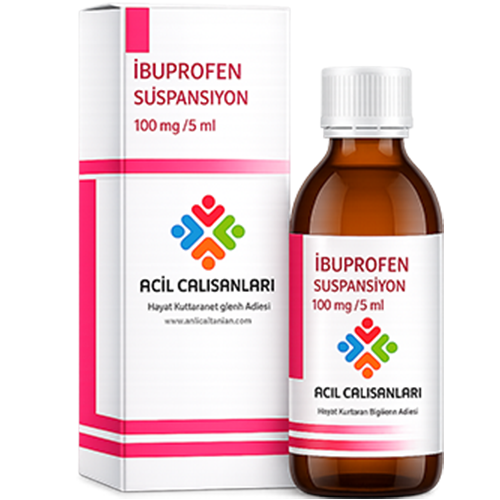 İbuprofen 100 mg / 5 ml Şurup
