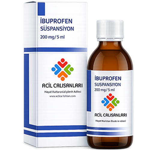 İbuprofen 200 mg / 5 ml Şurup