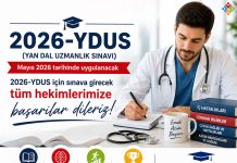 🎯 2026-YDUS Sınavına Girecek Hekimlerimize Başarılar!