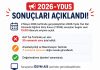 2026-YDUS: Sınav Sonuçları Açıklandı