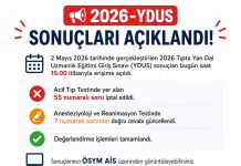2026-YDUS: Sınav Sonuçları Açıklandı