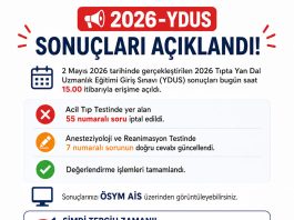 2026-YDUS: Sınav Sonuçları Açıklandı
