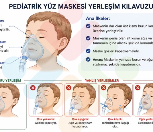 Pediatrik Maske Yerleştirme Tekniği