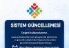 📢 Sistem Güncellemesi Duyurusu
