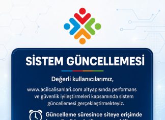 📢 Sistem Güncellemesi Duyurusu