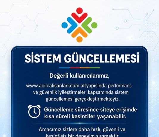 📢 Sistem Güncellemesi Duyurusu