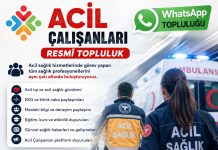 Acil Çalışanları Resmî WhatsApp Topluluğu